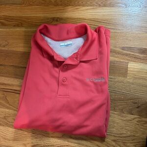 Columbia OmNishade polo XL red/orange polo